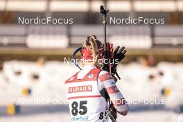 15.02.2023, Oberhof, Germany (GER): Kelsey Joan Dickinson (USA) - IBU World Championships Biathlon, individual women, Oberhof (GER). www.nordicfocus.com. © Manzoni/NordicFocus. Every downloaded picture is fee-liable.