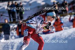 15.02.2023, Oberhof, Germany (GER): Dunja Zdouc (AUT) - IBU World Championships Biathlon, individual women, Oberhof (GER). www.nordicfocus.com. © Manzoni/NordicFocus. Every downloaded picture is fee-liable.