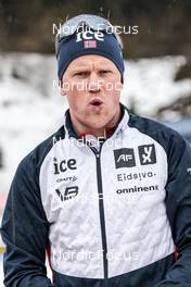19.02.2023, Oberhof, Germany (GER): Johannes Dale (NOR) - IBU World Championships Biathlon, mass men, Oberhof (GER). www.nordicfocus.com. © Manzoni/NordicFocus. Every downloaded picture is fee-liable.