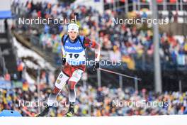 19.02.2023, Oberhof, Germany (GER): Andrejs Rastorgujevs (LAT) - IBU World Championships Biathlon, mass men, Oberhof (GER). www.nordicfocus.com. © Manzoni/NordicFocus. Every downloaded picture is fee-liable.