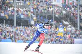 19.02.2023, Oberhof, Germany (GER): Fabien Claude (FRA) - IBU World Championships Biathlon, mass men, Oberhof (GER). www.nordicfocus.com. © Reichert/NordicFocus. Every downloaded picture is fee-liable.