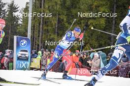 19.02.2023, Oberhof, Germany (GER): Antonin Guigonnat (FRA) - IBU World Championships Biathlon, mass men, Oberhof (GER). www.nordicfocus.com. © Reichert/NordicFocus. Every downloaded picture is fee-liable.