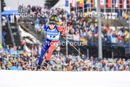 19.02.2023, Oberhof, Germany (GER): Fabien Claude (FRA) - IBU World Championships Biathlon, mass men, Oberhof (GER). www.nordicfocus.com. © Manzoni/NordicFocus. Every downloaded picture is fee-liable.