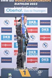 19.02.2023, Oberhof, Germany (GER): Sebastian Samuelsson (SWE) - IBU World Championships Biathlon, mass men, Oberhof (GER). www.nordicfocus.com. © Reichert/NordicFocus. Every downloaded picture is fee-liable.