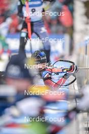 19.02.2023, Oberhof, Germany (GER): Quentin Fillon Maillet (FRA) - IBU World Championships Biathlon, mass men, Oberhof (GER). www.nordicfocus.com. © Reichert/NordicFocus. Every downloaded picture is fee-liable.