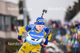 19.02.2023, Oberhof, Germany (GER): Jesper Nelin (SWE) - IBU World Championships Biathlon, mass men, Oberhof (GER). www.nordicfocus.com. © Manzoni/NordicFocus. Every downloaded picture is fee-liable.