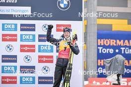 19.02.2023, Oberhof, Germany (GER): Johannes Thingnes Boe (NOR) - IBU World Championships Biathlon, mass men, Oberhof (GER). www.nordicfocus.com. © Reichert/NordicFocus. Every downloaded picture is fee-liable.