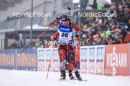 19.02.2023, Oberhof, Germany (GER): David Komatz (AUT) - IBU World Championships Biathlon, mass men, Oberhof (GER). www.nordicfocus.com. © Manzoni/NordicFocus. Every downloaded picture is fee-liable.