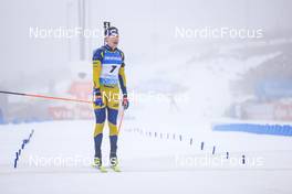 19.02.2023, Oberhof, Germany (GER): Martin Ponsiluoma (SWE) - IBU World Championships Biathlon, mass men, Oberhof (GER). www.nordicfocus.com. © Manzoni/NordicFocus. Every downloaded picture is fee-liable.