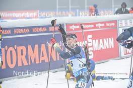 19.02.2023, Oberhof, Germany (GER): Justus Strelow (GER) - IBU World Championships Biathlon, mass men, Oberhof (GER). www.nordicfocus.com. © Reichert/NordicFocus. Every downloaded picture is fee-liable.