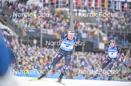 19.02.2023, Oberhof, Germany (GER): Benedikt Doll (GER) - IBU World Championships Biathlon, mass men, Oberhof (GER). www.nordicfocus.com. © Reichert/NordicFocus. Every downloaded picture is fee-liable.