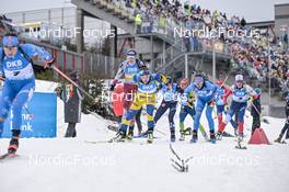19.02.2023, Oberhof, Germany (GER): Lisa Theresa Hauser (AUT), Linn Persson (SWE) - IBU World Championships Biathlon, mass women, Oberhof (GER). www.nordicfocus.com. © Reichert/NordicFocus. Every downloaded picture is fee-liable.