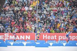 19.02.2023, Oberhof, Germany (GER): Lisa Theresa Hauser (AUT), Linn Persson (SWE), Anais Chevalier-Bouchet (FRA), (l-r) - IBU World Championships Biathlon, mass women, Oberhof (GER). www.nordicfocus.com. © Reichert/NordicFocus. Every downloaded picture is fee-liable.