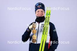 15.02.2023, Oberhof, Germany (GER): Johannes Thingnes Boe (NOR) - IBU World Championships Biathlon, medals, Oberhof (GER). www.nordicfocus.com. © Manzoni/NordicFocus. Every downloaded picture is fee-liable.