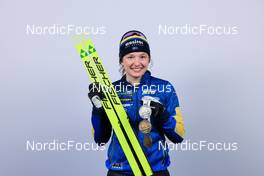 18.02.2023, Oberhof, Germany (GER): Linn Persson (SWE) - IBU World Championships Biathlon, medals, Oberhof (GER). www.nordicfocus.com. © Manzoni/NordicFocus. Every downloaded picture is fee-liable.