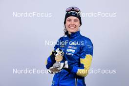 18.02.2023, Oberhof, Germany (GER): Hanna Oeberg (SWE) - IBU World Championships Biathlon, medals, Oberhof (GER). www.nordicfocus.com. © Manzoni/NordicFocus. Every downloaded picture is fee-liable.