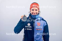 18.02.2023, Oberhof, Germany (GER): Sophia Schneider (GER) - IBU World Championships Biathlon, medals, Oberhof (GER). www.nordicfocus.com. © Manzoni/NordicFocus. Every downloaded picture is fee-liable.