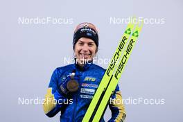 18.02.2023, Oberhof, Germany (GER): Anna Magnusson (SWE) - IBU World Championships Biathlon, medals, Oberhof (GER). www.nordicfocus.com. © Manzoni/NordicFocus. Every downloaded picture is fee-liable.
