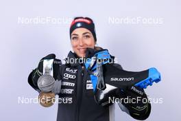 15.02.2023, Oberhof, Germany (GER): Lisa Vittozzi (ITA) - IBU World Championships Biathlon, medals, Oberhof (GER). www.nordicfocus.com. © Manzoni/NordicFocus. Every downloaded picture is fee-liable.