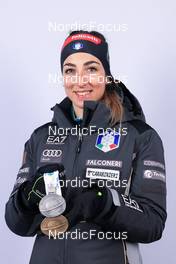15.02.2023, Oberhof, Germany (GER): Lisa Vittozzi (ITA) - IBU World Championships Biathlon, medals, Oberhof (GER). www.nordicfocus.com. © Manzoni/NordicFocus. Every downloaded picture is fee-liable.