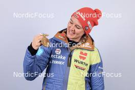 10.02.2023, Oberhof, Germany (GER): Denise Herrmann-Wick (GER) - IBU World Championships Biathlon, medals, Oberhof (GER). www.nordicfocus.com. © Manzoni/NordicFocus. Every downloaded picture is fee-liable.