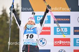 19.02.2023, Oberhof, Germany (GER): Ingrid Landmark Tandrevold (NOR) - IBU World Championships Biathlon, medals, Oberhof (GER). www.nordicfocus.com. © Reichert/NordicFocus. Every downloaded picture is fee-liable.