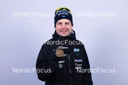 18.02.2023, Oberhof, Germany (GER): Jesper Nelin (SWE) - IBU World Championships Biathlon, medals, Oberhof (GER). www.nordicfocus.com. © Manzoni/NordicFocus. Every downloaded picture is fee-liable.
