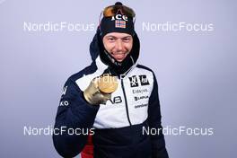 08.02.2023, Oberhof, Germany (GER): Sturla Holm Laegreid (NOR) - IBU World Championships Biathlon, medals, Oberhof (GER). www.nordicfocus.com. © Manzoni/NordicFocus. Every downloaded picture is fee-liable.