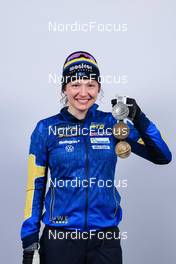 18.02.2023, Oberhof, Germany (GER): Linn Persson (SWE) - IBU World Championships Biathlon, medals, Oberhof (GER). www.nordicfocus.com. © Manzoni/NordicFocus. Every downloaded picture is fee-liable.