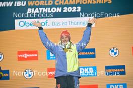 08.02.2023, Oberhof, Germany (GER): Denise Herrmann-Wick (GER) - IBU World Championships Biathlon, medals, Oberhof (GER). www.nordicfocus.com. © Reichert/NordicFocus. Every downloaded picture is fee-liable.