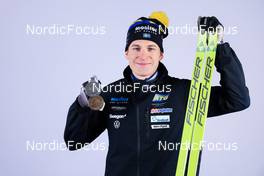 19.02.2023, Oberhof, Germany (GER): Martin Ponsiluoma (SWE) - IBU World Championships Biathlon, medals, Oberhof (GER). www.nordicfocus.com. © Manzoni/NordicFocus. Every downloaded picture is fee-liable.