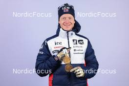 11.02.2023, Oberhof, Germany (GER): Johannes Thingnes Boe (NOR) - IBU World Championships Biathlon, medals, Oberhof (GER). www.nordicfocus.com. © Manzoni/NordicFocus. Every downloaded picture is fee-liable.