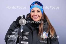 08.02.2023, Oberhof, Germany (GER): Dorothea Wierer (ITA) - IBU World Championships Biathlon, medals, Oberhof (GER). www.nordicfocus.com. © Manzoni/NordicFocus. Every downloaded picture is fee-liable.