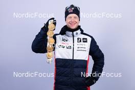 18.02.2023, Oberhof, Germany (GER): Johannes Thingnes Boe (NOR) - IBU World Championships Biathlon, medals, Oberhof (GER). www.nordicfocus.com. © Manzoni/NordicFocus. Every downloaded picture is fee-liable.
