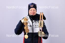 16.02.2023, Oberhof, Germany (GER): Johannes Thingnes Boe (NOR) - IBU World Championships Biathlon, medals, Oberhof (GER). www.nordicfocus.com. © Manzoni/NordicFocus. Every downloaded picture is fee-liable.