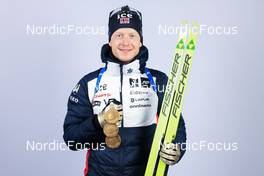 12.02.2023, Oberhof, Germany (GER): Johannes Thingnes Boe (NOR) - IBU World Championships Biathlon, medals, Oberhof (GER). www.nordicfocus.com. © Manzoni/NordicFocus. Every downloaded picture is fee-liable.