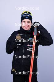 18.02.2023, Oberhof, Germany (GER): Jesper Nelin (SWE) - IBU World Championships Biathlon, medals, Oberhof (GER). www.nordicfocus.com. © Manzoni/NordicFocus. Every downloaded picture is fee-liable.