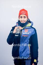 18.02.2023, Oberhof, Germany (GER): Vanessa Voigt (GER) - IBU World Championships Biathlon, medals, Oberhof (GER). www.nordicfocus.com. © Manzoni/NordicFocus. Every downloaded picture is fee-liable.