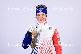 19.02.2023, Oberhof, Germany (GER): Julia Simon (FRA) - IBU World Championships Biathlon, medals, Oberhof (GER). www.nordicfocus.com. © Manzoni/NordicFocus. Every downloaded picture is fee-liable.