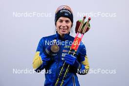 18.02.2023, Oberhof, Germany (GER): Anna Magnusson (SWE) - IBU World Championships Biathlon, medals, Oberhof (GER). www.nordicfocus.com. © Manzoni/NordicFocus. Every downloaded picture is fee-liable.