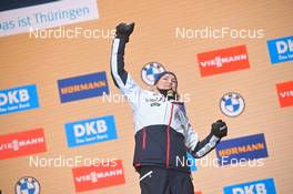 12.02.2023, Oberhof, Germany (GER): Marte Olsbu Roeiseland (NOR) - IBU World Championships Biathlon, medals, Oberhof (GER). www.nordicfocus.com. © Reichert/NordicFocus. Every downloaded picture is fee-liable.
