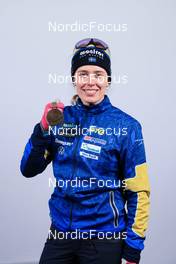 18.02.2023, Oberhof, Germany (GER): Elvira Oeberg (SWE) - IBU World Championships Biathlon, medals, Oberhof (GER). www.nordicfocus.com. © Manzoni/NordicFocus. Every downloaded picture is fee-liable.