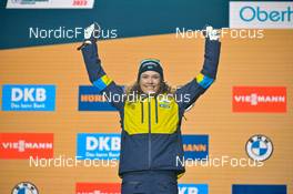 08.02.2023, Oberhof, Germany (GER): Hanna Oeberg (SWE) - IBU World Championships Biathlon, medals, Oberhof (GER). www.nordicfocus.com. © Reichert/NordicFocus. Every downloaded picture is fee-liable.