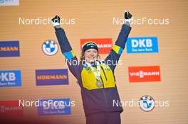08.02.2023, Oberhof, Germany (GER): Linn Persson (SWE) - IBU World Championships Biathlon, medals, Oberhof (GER). www.nordicfocus.com. © Reichert/NordicFocus. Every downloaded picture is fee-liable.