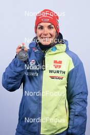18.02.2023, Oberhof, Germany (GER): Hanna Kebinger (GER) - IBU World Championships Biathlon, medals, Oberhof (GER). www.nordicfocus.com. © Manzoni/NordicFocus. Every downloaded picture is fee-liable.