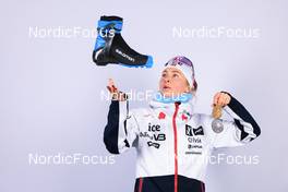 19.02.2023, Oberhof, Germany (GER): Ingrid Landmark Tandrevold (NOR) - IBU World Championships Biathlon, medals, Oberhof (GER). www.nordicfocus.com. © Manzoni/NordicFocus. Every downloaded picture is fee-liable.