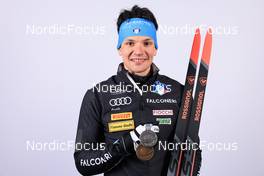 16.02.2023, Oberhof, Germany (GER): Tommaso Giacomel (ITA) - IBU World Championships Biathlon, medals, Oberhof (GER). www.nordicfocus.com. © Manzoni/NordicFocus. Every downloaded picture is fee-liable.