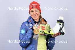 12.02.2023, Oberhof, Germany (GER): Denise Herrmann-Wick (GER) - IBU World Championships Biathlon, medals, Oberhof (GER). www.nordicfocus.com. © Manzoni/NordicFocus. Every downloaded picture is fee-liable.