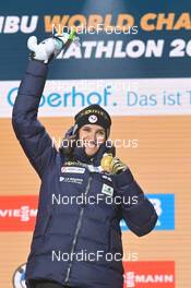 12.02.2023, Oberhof, Germany (GER): Julia Simon (FRA) - IBU World Championships Biathlon, medals, Oberhof (GER). www.nordicfocus.com. © Reichert/NordicFocus. Every downloaded picture is fee-liable.