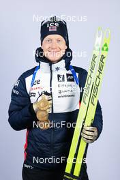 12.02.2023, Oberhof, Germany (GER): Johannes Thingnes Boe (NOR) - IBU World Championships Biathlon, medals, Oberhof (GER). www.nordicfocus.com. © Manzoni/NordicFocus. Every downloaded picture is fee-liable.